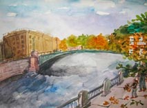 Рисунок «Осенний ветер над городом» Рисунок. Осенний ветер над городом