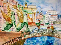 Банковский мост Рисунок. Банковский мост